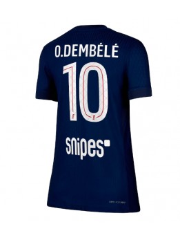 Billige Paris Saint-Germain Ousmane Dembele #10 Hjemmedrakt Dame 2025-26 Kortermet